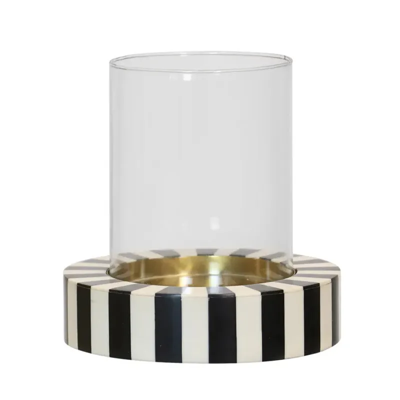 7In Stripped Candle Holder