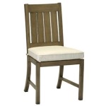 Croquet Aluminum Side Chair
