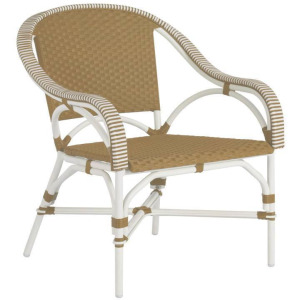 Savoy Lounge Chair - Chalk / Raffia