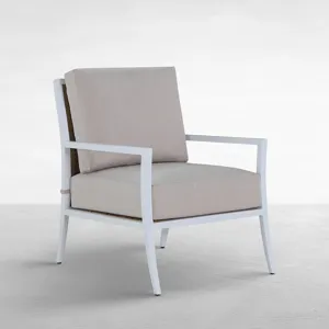Bermuda Aluminum and Cane Lounge