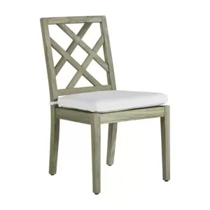 Haley Teak Side Chair - Oyster Teak