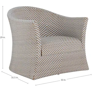 Bari N-Dura Resin Wicker Swivel Lounge