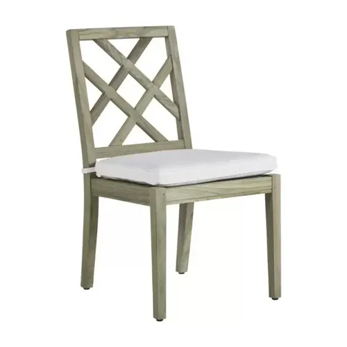 Haley Teak Side Chair - Oyster Teak