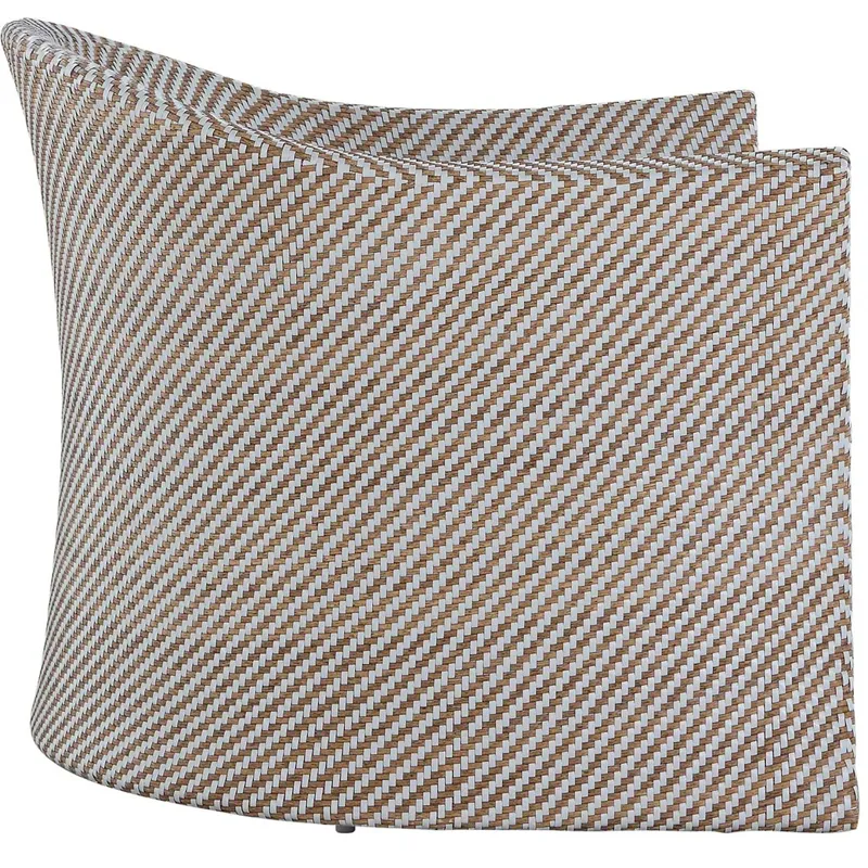 Bari N-Dura Resin Wicker Swivel Lounge