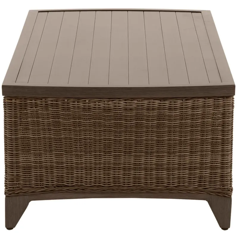 Astoria Wicker Rectangle Outdoor Coffee Table