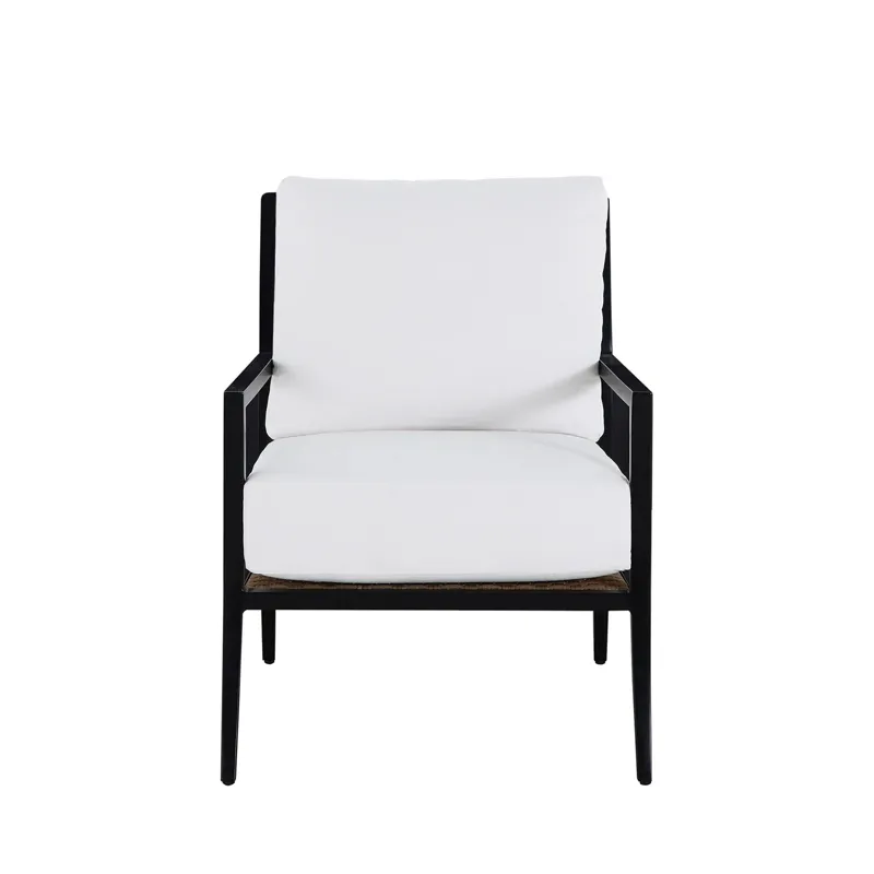 Bermuda Aluminum and Cane Lounge