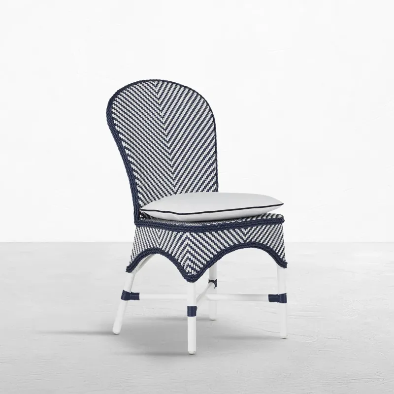 Savoy N-Dura Resin Wicker Outdoor Side Chair