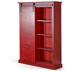 Bookcase w/ Barn Door