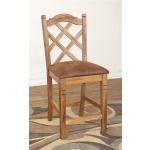 Double Crossback Stool Sedona