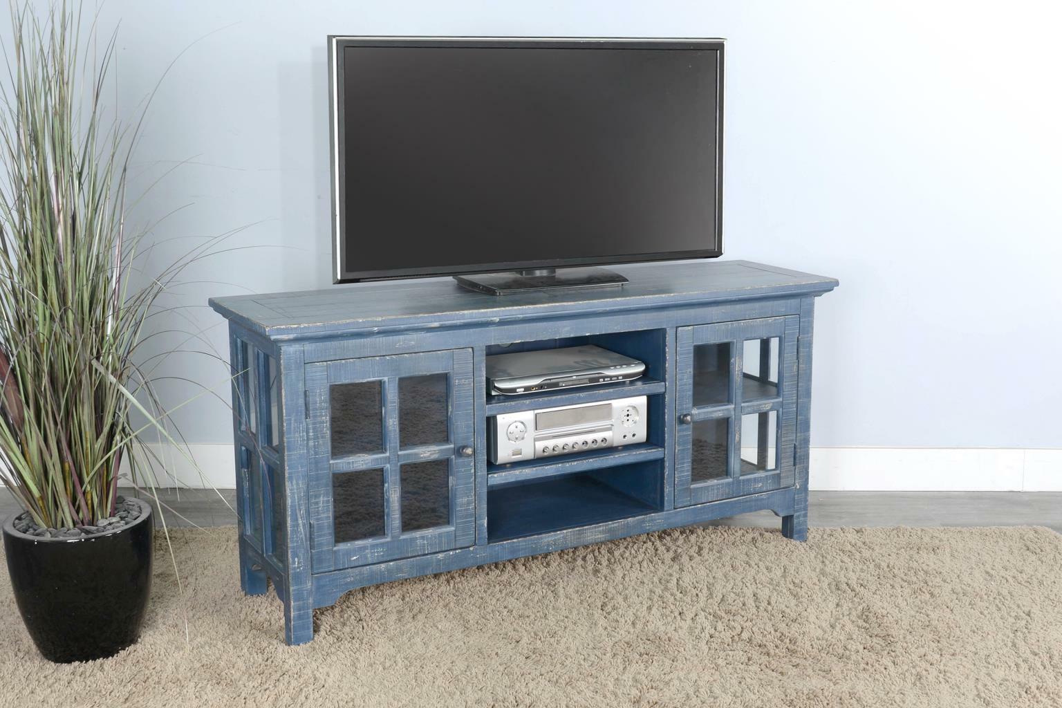 Ocean Blue TV Console NIS253519588 by Sunny Designs at The Furniture Mall