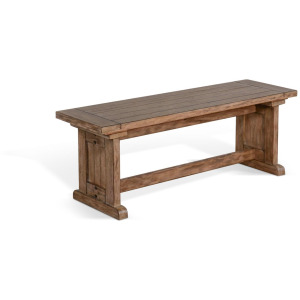 DOE VALLEY BF Nook Side Bench, Wood Seat