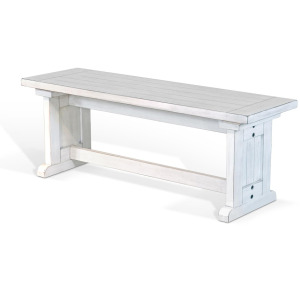 BAYSIDE BF Nook Side Bench, Wood Seat
