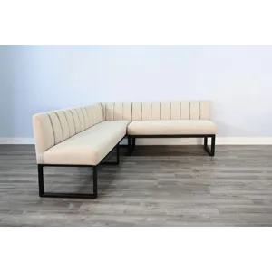 Felicia Right Arm Long Bench, Cushion Seat