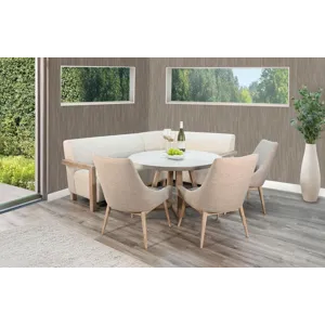 Gibson Breakfast Nook Bench Set, Cushion Seat