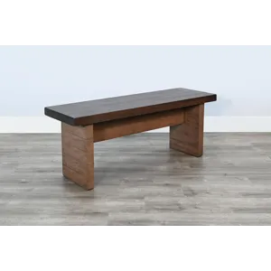 BOISE Side Bench, Wood Seat
