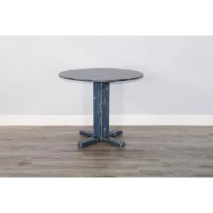 MARINA Ocean Blue Drop Leaf Table