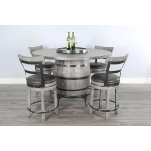 ALPINE GREY Table Base & Lazy Susan Swivel