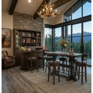 Homestead Pub Table - Pedestals Only