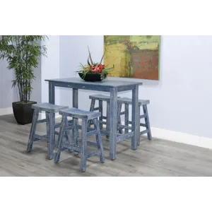 MARINA Ocean Blue Counter Table