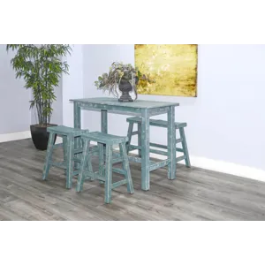 Marina Sea Grass 24"H Bench, 9" Wood Seat