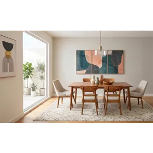 AMERICAN MODERN Chair w/ Cushion Seat & Back