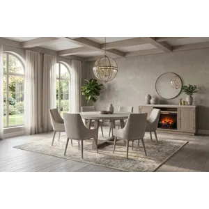 Rowan Media Console w/ 33" Fireplace Option