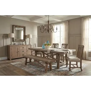 Dbl. Slat Back Chair, Cushion Seat