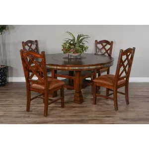 Santa Fe 60"R Table w/ Lazy Susan