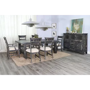 MARINA Black Sand Extension Table