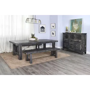 MARINA Black Sand Extension Table