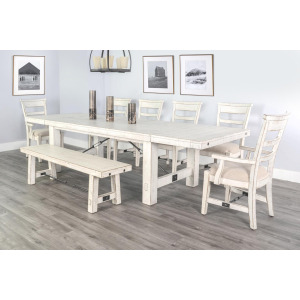 MARINA White Sand Extension Table