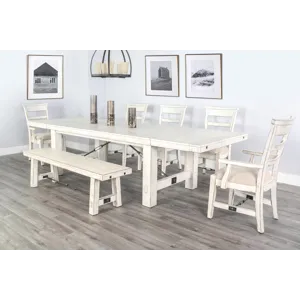 MARINA White Sand Extension Table