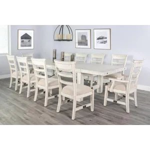 MARINA White Sand Extension Table