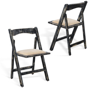 MARINA Folding Chair, Cushion Seat