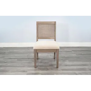 Cane Back & Cushion Seat Chair