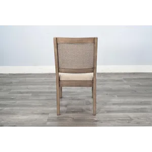 Cane Back & Cushion Seat Chair