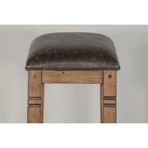 DOE VALLEY 30"H Backless Stool, Cushion Seat