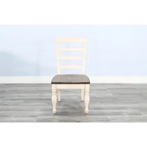 Pasadena Ladderback Chair, Wood Seat