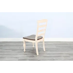 Pasadena Ladderback Chair, Wood Seat