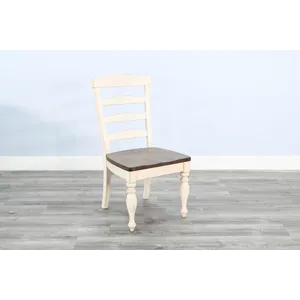 Pasadena Ladderback Chair, Wood Seat