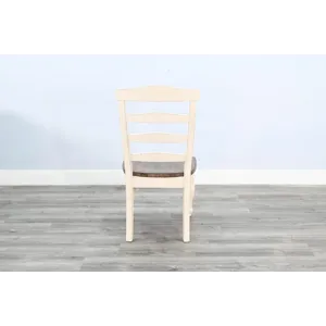 Pasadena Ladderback Chair, Wood Seat