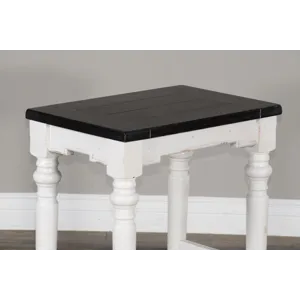 24"H Carriage House Stool, Wood Seat