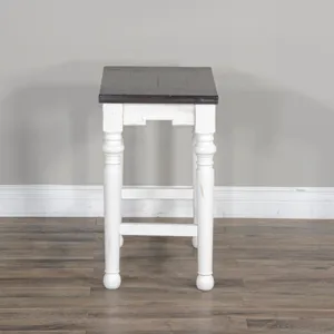 24"H Carriage House Stool, Wood Seat