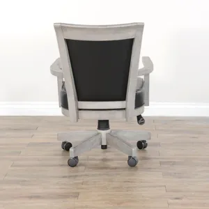 Alpine Grey Game Chair w/ Casters, Cushion Seat & Back