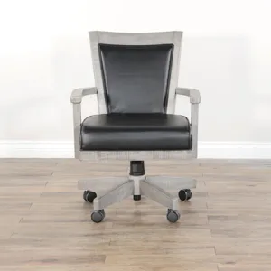 Alpine Grey Game Chair w/ Casters, Cushion Seat & Back