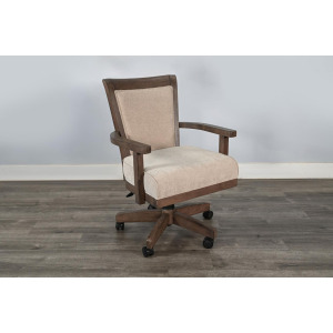 Doe Valley Game Chair w/ Casters, Cushion Seat & Back