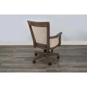 Doe Valley Game Chair w/ Casters, Cushion Seat & Back