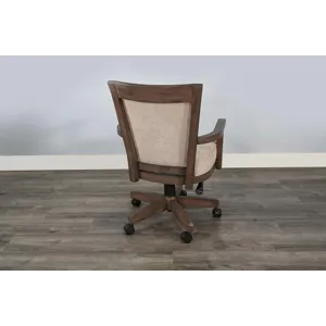Doe Valley Game Chair w/ Casters, Cushion Seat & Back