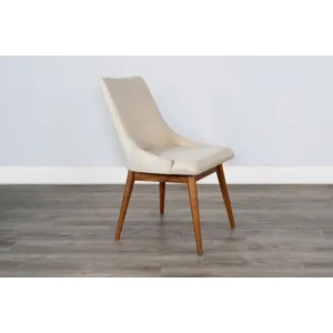 AMERICAN MODERN Chair w/ Cushion Seat & Back