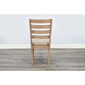 Evy Ladderback Dining Chair, Cushion Seat
